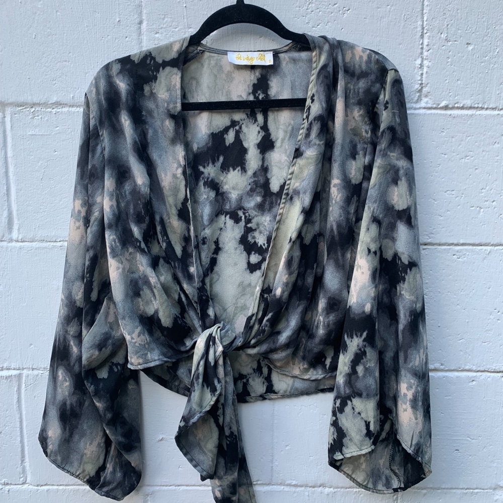Tye Dye Tie Up Top
